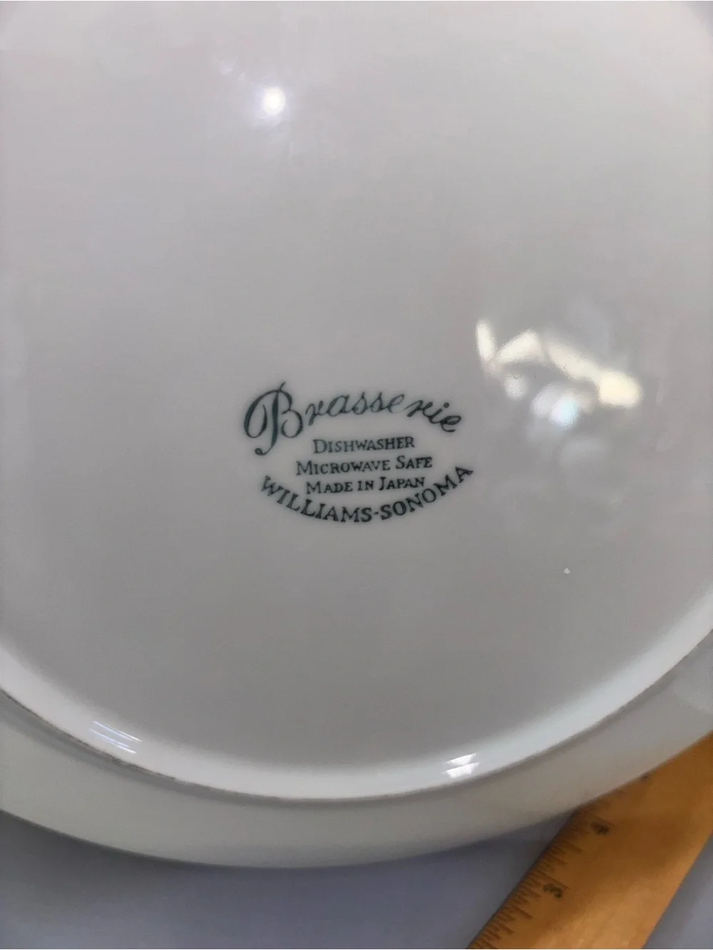 Williams Sonoma Brasserie Blue Band 11 inch Dinner Plate Japan (1 of 5 available